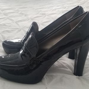 Black Loafer Heels